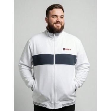 Imagem de Jaqueta de Moletom Masculino Plus Size SORTIDO VARIADO com gola Jaquet