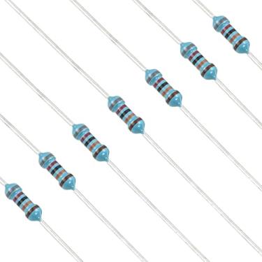 Imagem de YOKIVE Resistor de 100 unidades de 820K Ohm, 1/4W (0,25W) Resistor fixo de filme metálico, resistores de tolerância +/-1%, certificado ROHS