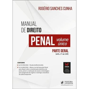 Imagem de Manual de Direito Penal - Parte Geral - Volume Único - 14Ed/25