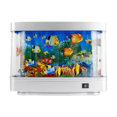 Imagem de Lâmpada de Simulação Peixes Ornamentais Aquário Imitado LED Paisagem Marinha Decoração Noturna para Mesa em Casa Pequena Pequenas Lâmpadas Peixe Relaxamento Plug and Play Design Dinâmico Tropicais Luz