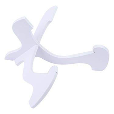Imagem de LiebeWH Suporte de Ukulele, Suporte Vertical Dobrável de Pvc Leve para Bandolim de Violino Ukulele, Design Portátil e Antiderrapante para Músicos