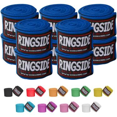 Imagem de Ringside Mexican Style Boxing Hand Wraps (5 Pairs Pack), Blue