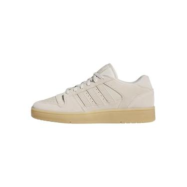 Imagem de adidas Tênis premium unissex Break Start, Alumínia/branco fora/chiclete, 11 Women/10 Men