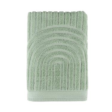 Imagem de Jogo de Banho Dunna Fio Penteado Relevo Dunas 05 Peças 100% Algodão - Pistache