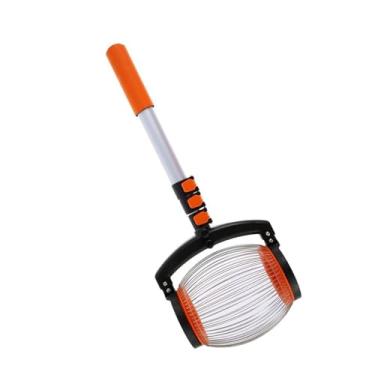 Imagem de GOWENIC Coletor de nozes, coletor de noz-pecã, depósito de abertura lateral, rolo superior de apanhador de bolotas para castanhas, butternuts, golfe, tamanho de objetos de 1,9 a 3,8 cm