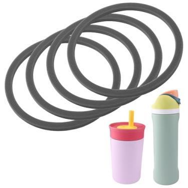 Imagem de Bubrike Substituição de junta de borracha, compatível com garrafa de água Owala Freepsip 16/24/25/32/1,134 g, tampa de canudo, vedação de anel O para Owala Kids tampa de copo de 12 e 425 g - pacote