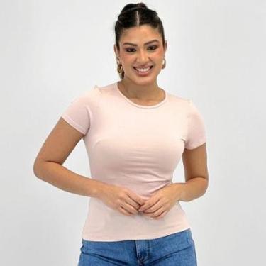 Imagem de Blusa Malwee Básica Manga Curta Gola Redonda Feminina-Feminino