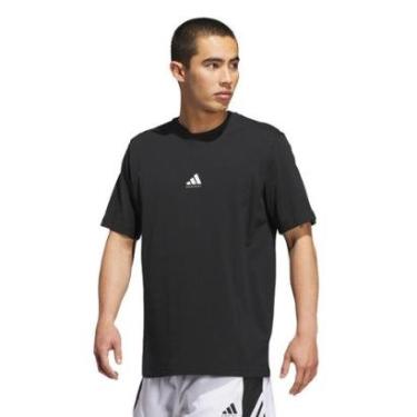Imagem de Camiseta Adidas Estampada Basketball Masculina-Masculino