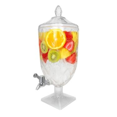 Imagem de Suqueira Jarra Cristal Diamond 4,5L – Para Sucos, Bebidas Geladas, Chás e Água Saborizada