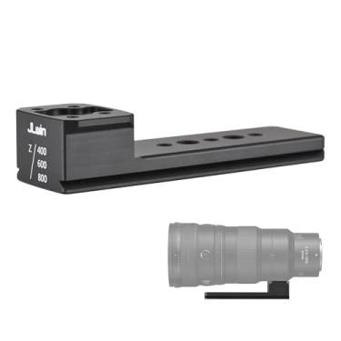 Imagem de Coleira de lente de tripé otimizada JLwin para lentes Nikon Z 400 mm/600 mm/800 mm. Este suporte de suporte de lente fornece um suporte de tripé seguro e estável, aprimorando sua foto