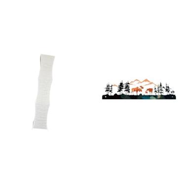 Imagem de Whtkoph Abajur de Sala de Estar com Escultura para Jardim, Cerca, área Externa, Interna Ou Decoração para Luminária de Chão com Desenho de Veado.