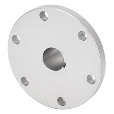 Imagem de KIMISS Acoplamento do Eixo do Cubo da Chave RC de 1/2 pol. Liga de Alumínio Prata Compatível Com Modelos RC, Conexão de Motor e Roda