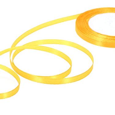 Imagem de 25 Jardas rolo Fita de Cetim Seda 6mm Materiais para Artesanato DIY Decorações Casa Casamento Festa Convites Envelopamento Presentes