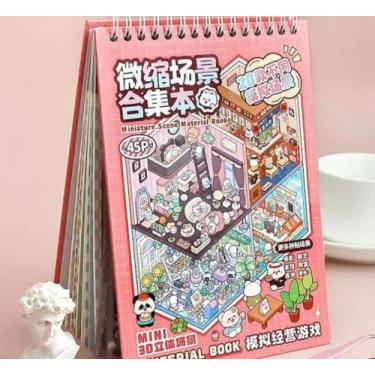 Imagem de Caderno Adesivos 3d com 20 Cenários para Montar e Decorar.