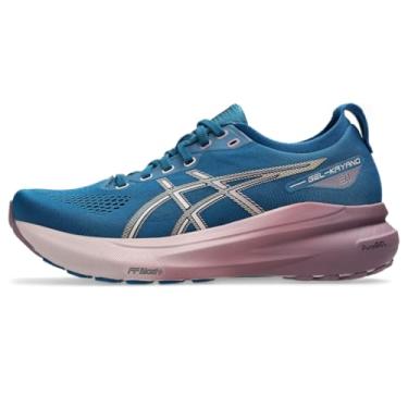 Imagem de ASICS Tênis de corrida feminino Gel-Kayano 31, Azul-marinho/Watershed Rose, 36