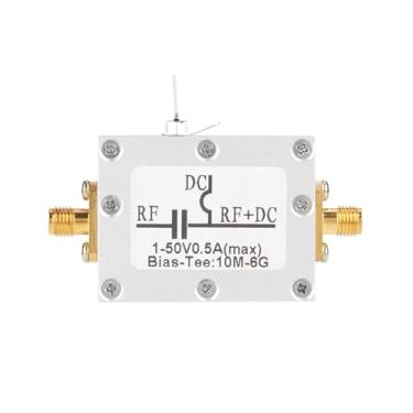 Imagem de Dioche Bias Tee Banda Larga Coaxial RF 10 MHz 6 GHz Ultra Wideband Capacitor Indutor para Amplificador de Banda Larga Medição de Teste de Comunicação de Fibra