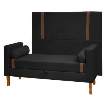 Imagem de Cabeceira e Calçadeira Baú Box Casal Queen Size 160cm Bouclê - SOFA ST