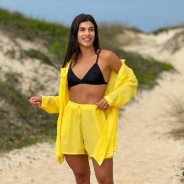 Imagem de SAÍDA DE PRAIA CAMISÃO E SHORT VERÃO-Feminino