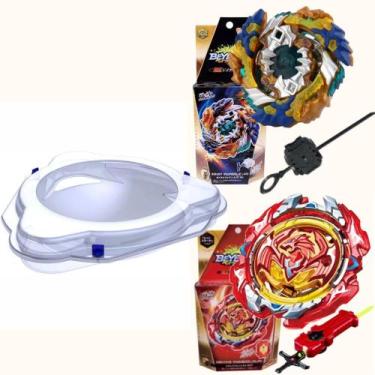 Imagem de Beyblades Geist Fafnir Vs Revive Phoenix - Arena ZeroG - Beyblades Top