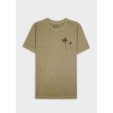 Imagem de T-shirt slim stone coqueiro gaze OSKLEN-Masculino