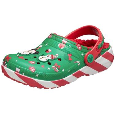 Imagem de Crocs Tamanco infantil unissex Disney | Mickey Minnie Mouse, Mickey Holiday, 6 Big Kid