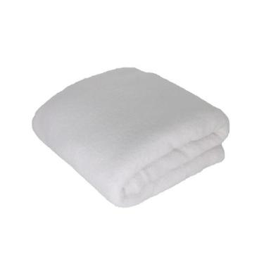 Imagem de Cobertor manta microfibra solteiro branco 140 x 220 cm - branco - solt