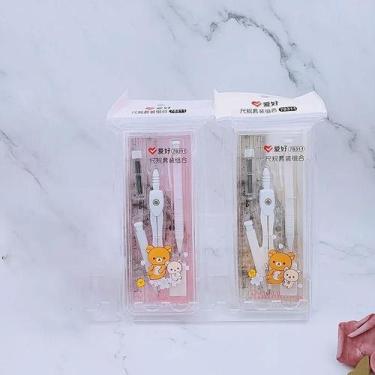 Imagem de Conjunto De Compasso, Régua E Triângulo De Metal Rilakkuma, Material E