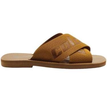 Imagem de Sandália Colcci Rasteira Caramelo Feminina-Feminino