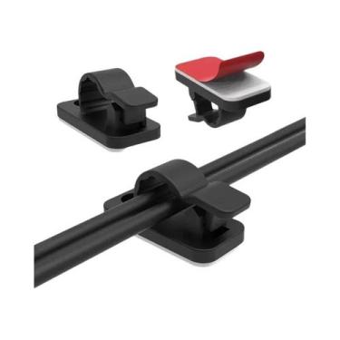 Imagem de Clipes De Cabo Autoadesivos 10 50Pcs Organizador De Fios Para Mesa Car