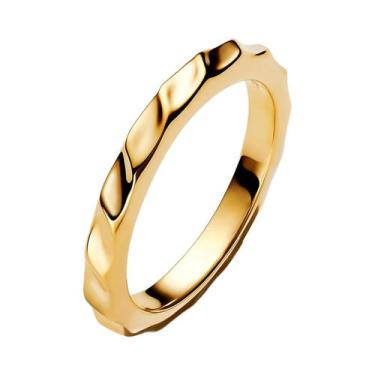 Imagem de Anel Feminino De Prata Esterlina 925 Banhado a Ouro 18K Com Pérola Geo