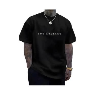 Imagem de Camiseta Masculina Moderna De Gola Redonda E Manga Curta, Respirável E