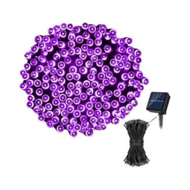 Imagem de Corda De Luz Solar LED À Prova d'Água Para Exterior Com 8 Funções, Dec