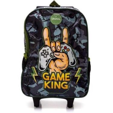 Imagem de Mochila de Rodinhas Sem Alça Game Up4You Luxcel Verde-Unissex