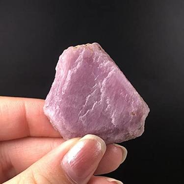 Imagem de Cristal natural áspero natural azul corindo pedras cruas pedras naturais ásperas pedra de cristal coleção pedra (cor: Rojo, Tamanho: 10-20g)