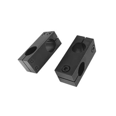 Imagem de 1 braçadeira cruzada de eixo óptico, suporte fixo, conexão vertical paralela, trava, aço, mesmo diâmetro, redução de furo duplo (abertura 16-25 mm)