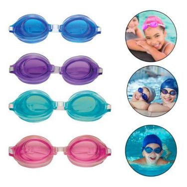 Imagem de Óculos De Natação Infantil +3 Anos Brincar Colorido Piscina - Mor, Ver