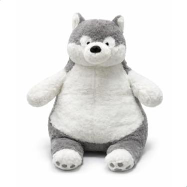 Imagem de Pelúcia Jacaré 60cm Antialérgico Premium Lavável com Zíper – Super Macio (ROSA) (URSO CINZA 60CM)