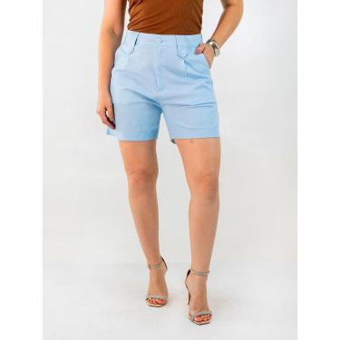 Imagem de Short Feminino Mom Linho Cintura Alta Candy Colors Anticorpus-Feminino