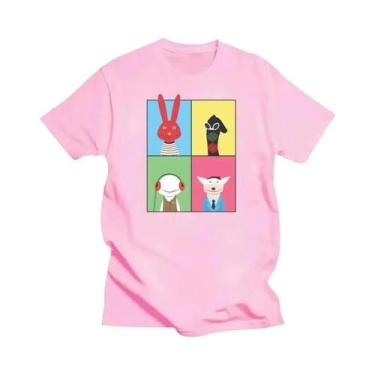 Imagem de Camiseta Unissex Masculina E Feminina, Divertida, Casual, Com Gola Red