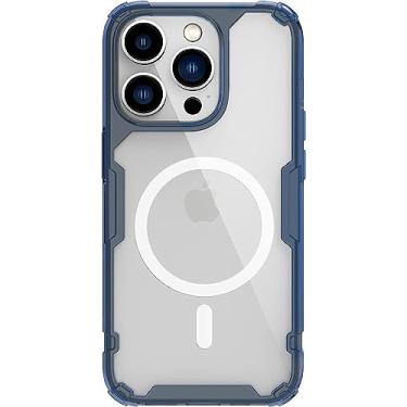 Imagem de Capa Anti Impacto Nillkin Nature TPU Pro Magnetic Case para iPhone 14 Pro (Azul)