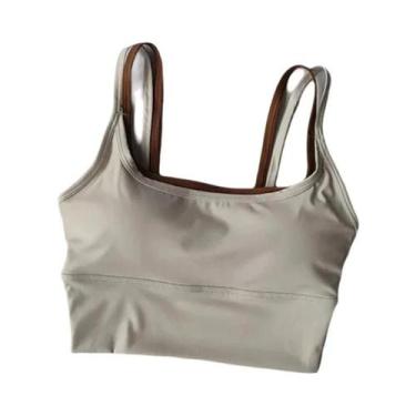 Imagem de Sutiã Esportivo Feminino De Secagem Rápida E Absorção De Impacto, Top 
