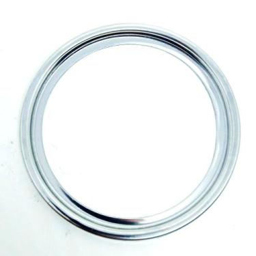 Imagem de Porta Grelha Inox Redondo P/ Ralo Click 15cm Cromado - Montelar Acabam