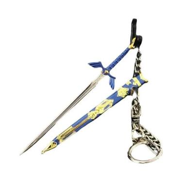 Imagem de Chaveiro De Liga Metálica Abre E Fecha Zelda Link Master Sword - Pinge