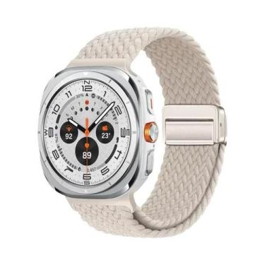 Imagem de Pulseira Magnética Trançada De Nylon De 44mm E 40mm Para Samsung Galax