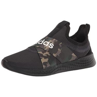Imagem de adidas Tênis de corrida feminino Puremotion Adapt, Carbono/Branco/Preto, 35