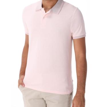 Imagem de Camisa Polo Slim Manga Curta Masculina Ogochi 007484025 Rosa-Masculino