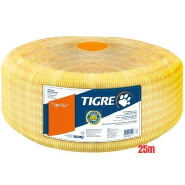 Imagem de Conduite Eletroduto Corrugado Flexível PVC Amarelo de 3/4" Polegadas 2