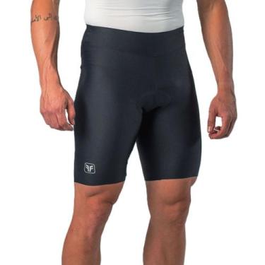 Imagem de Bermuda ciclismo masculina Free Force Classic Invert 3D Pro, Preto, GG