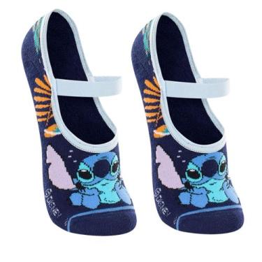 Imagem de Lupo meia sapatilha  antiderrapante infantil stitch disney, 30-36, Sti