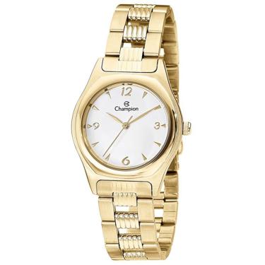 Imagem de Relógio Champion Feminino Dourado Branco Ch24053h